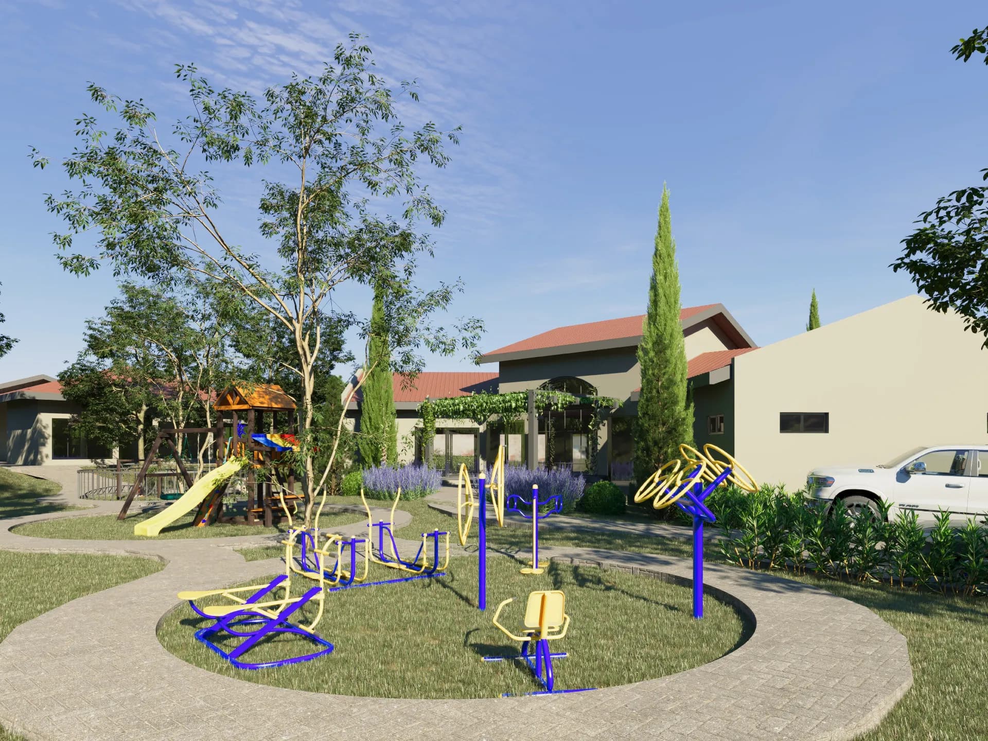 Lazer + Estação de Ginástica