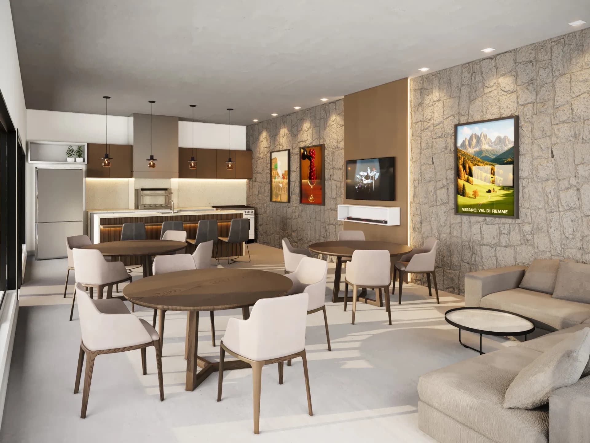 Lazer + Espaço Gastronômico