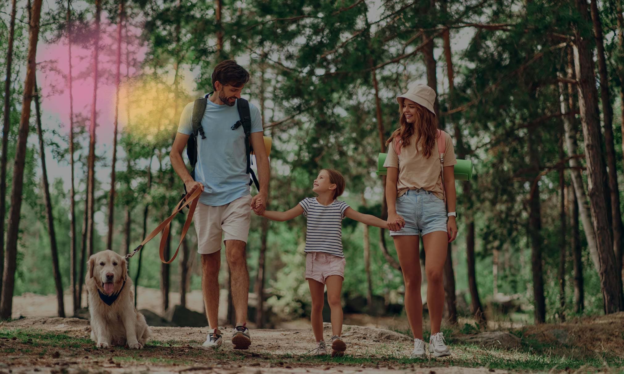 Família no Bosque Dos Ipês