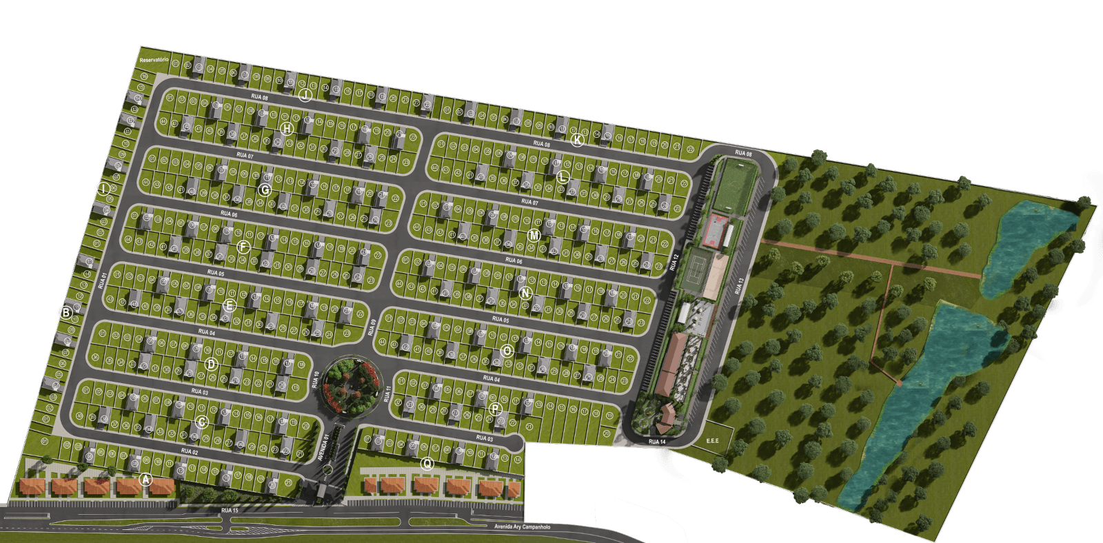 Implantação do Villa Anna