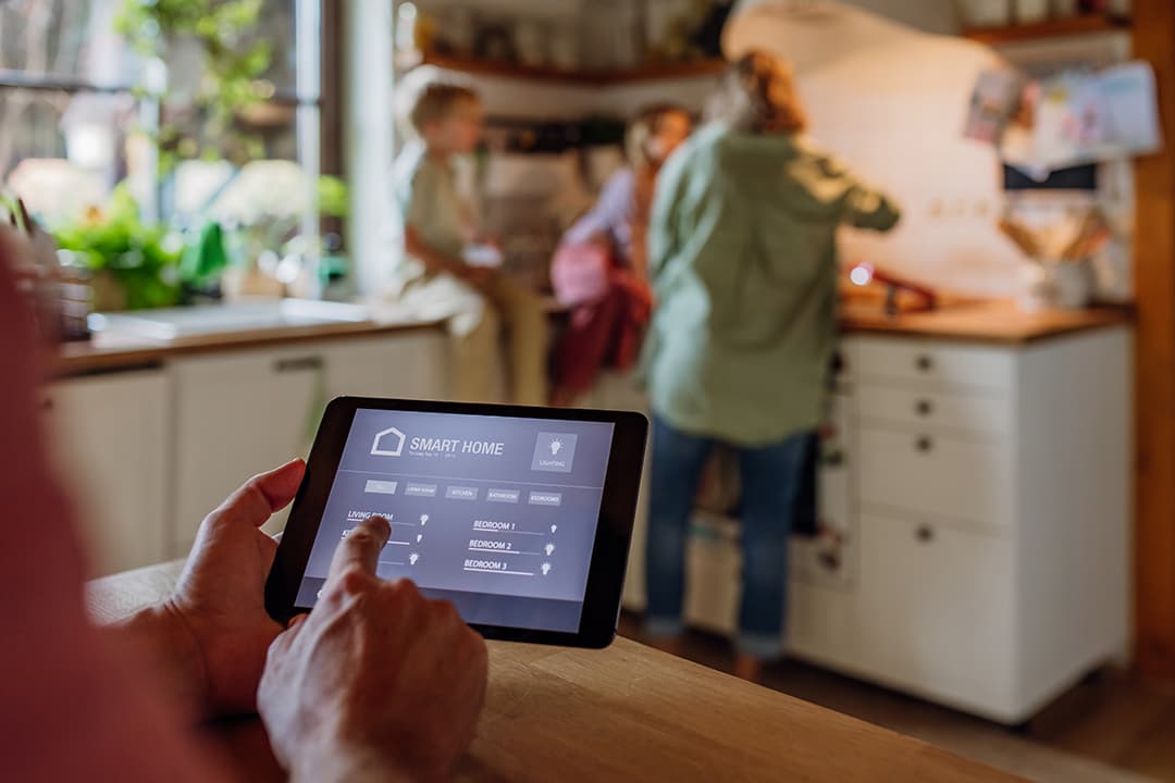 Tablet na cozinha
