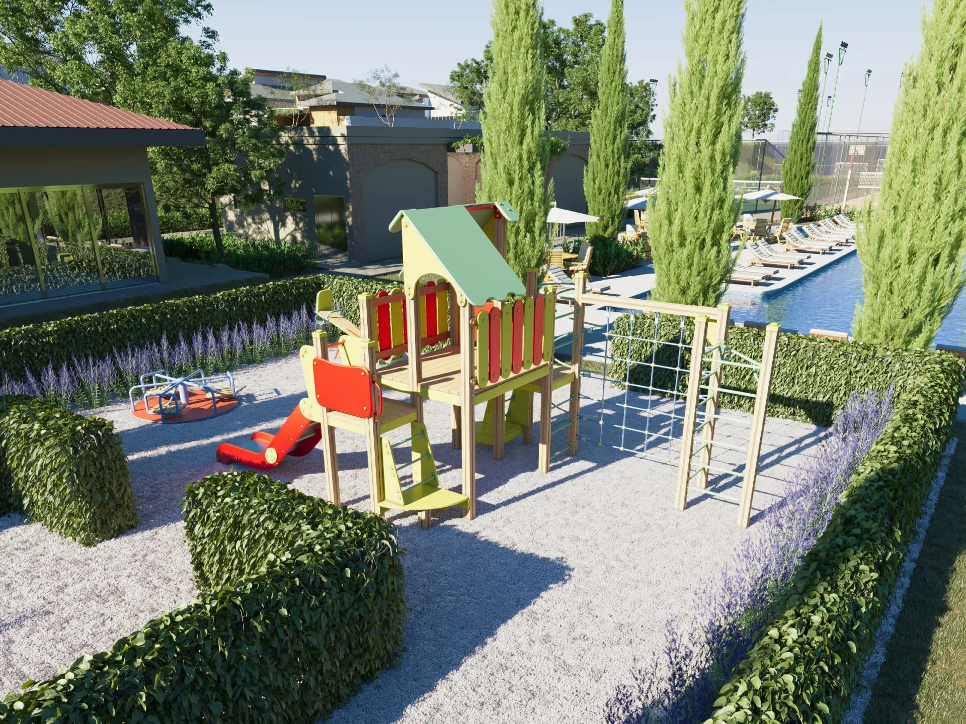 Lazer + playground