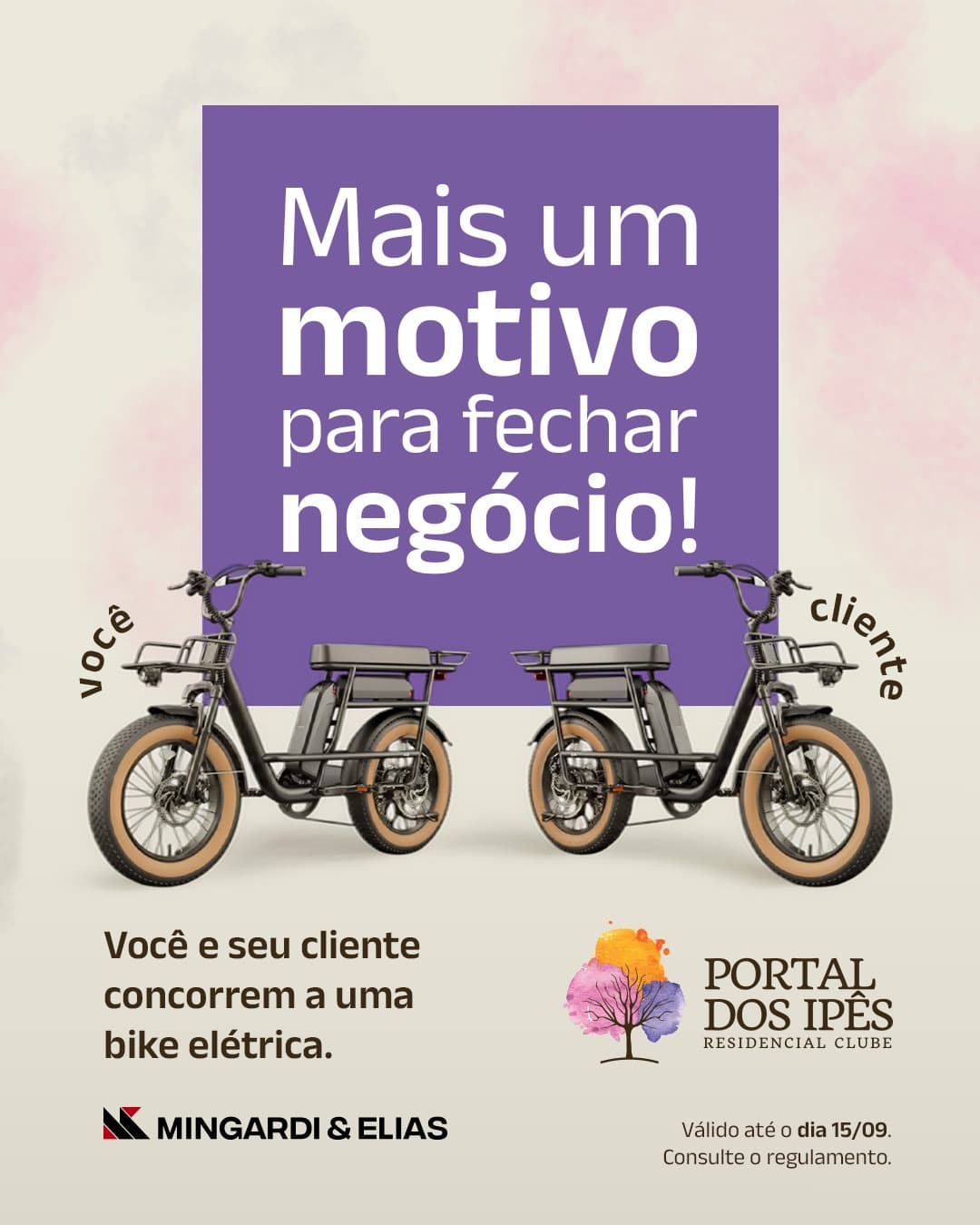 Cover da campanha Conquista em Dobro no empreendimento Residencial Portal dos Ipês